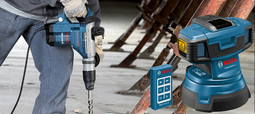 เลเซอร์ตรวจวัดพื้นผิว Bosch GSL2 เลเซอร์ตรวจวัดพื้นผิว Bosch GSL2
